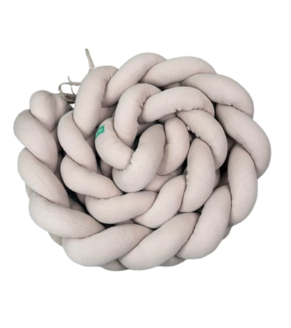 Tour de lit tressé - Beige Clair 🥯