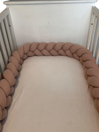 Tour de lit tressé - Beige Clair