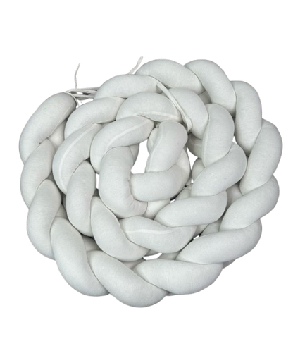Tour de lit tressé - Blanc 🤍