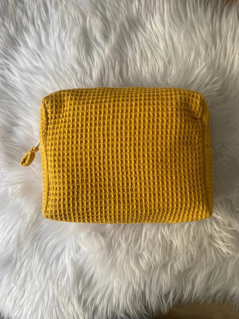 Trousse - Nid d'abeille Moutarde