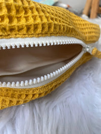 Trousse - Nid d'abeille Moutarde