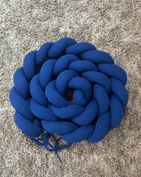 Tour de lit tressé - Bleu FoncéBABYMATBABYMATTour de lit tressé