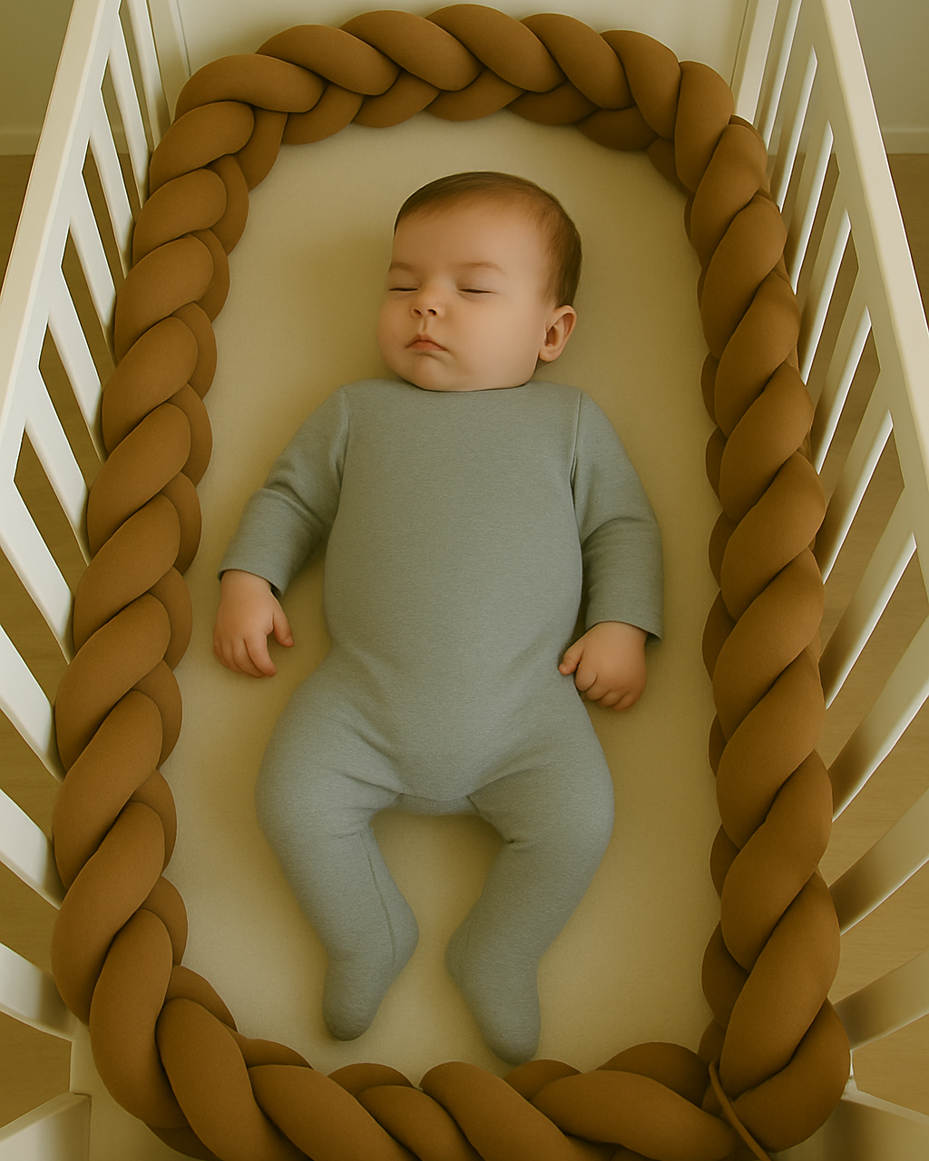 Tour de lit tressé - MarronBABYMATBABYMATTour de lit tressé