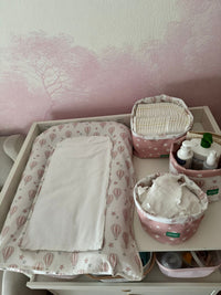 Matelas à langer - Montgolfière Rose