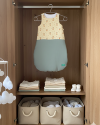 Gigoteuse - Joyeux Éléphant - Patchwork - Vert