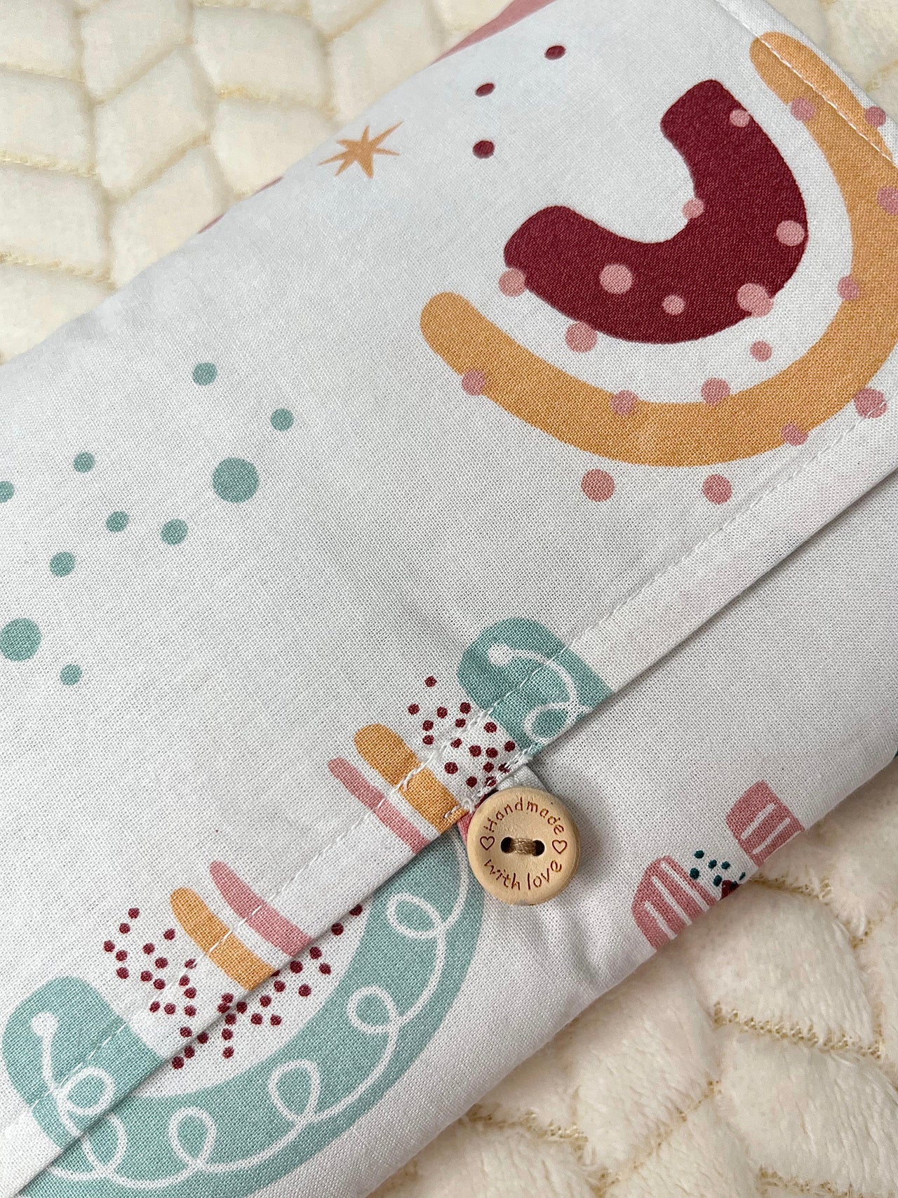 Tapis à langer - Happiness Rose