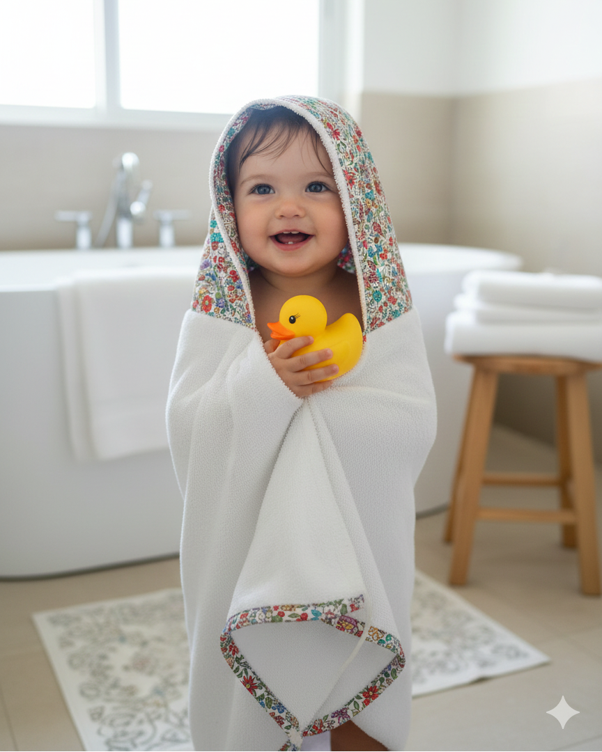 Serviette de Bain - Harmonie-  Liberty - 130x70cm